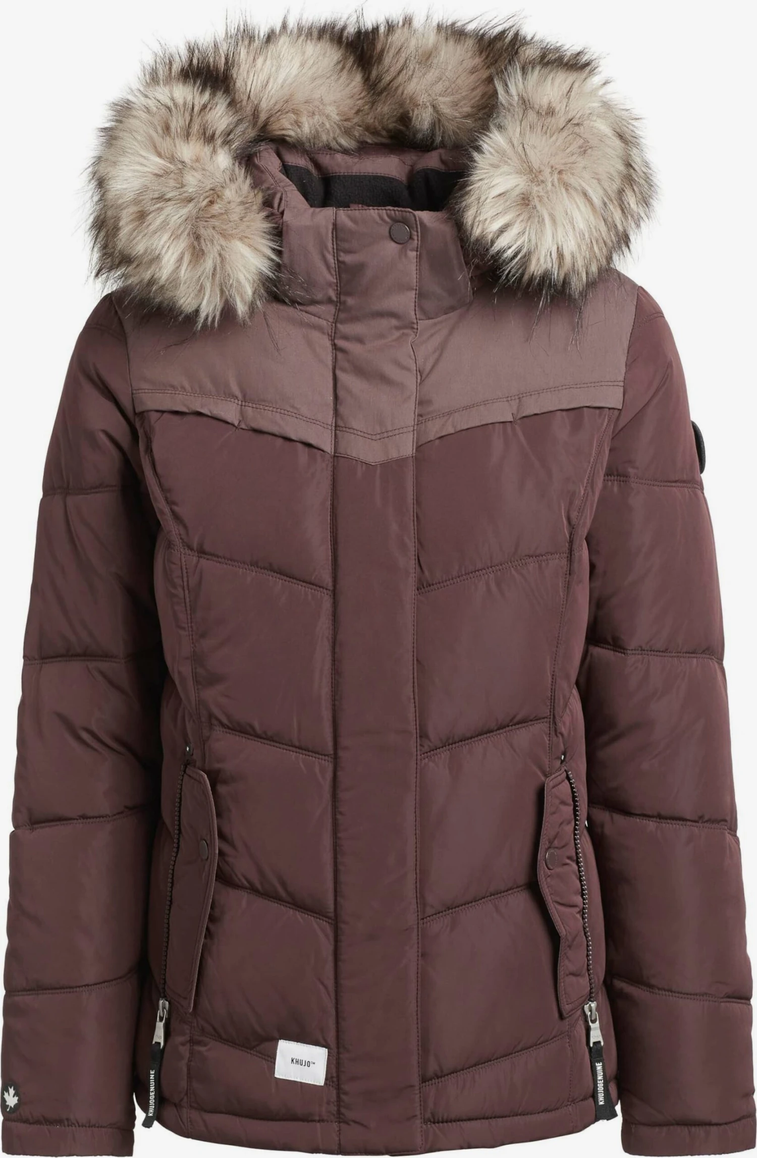 Khujo Winterjassen Winterjas Winsen Dames Bourgogne 3 Khujo Winterjassen Winterjas Winsen Dames Bourgogne