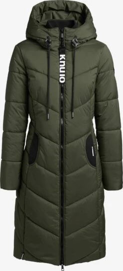 Khujo Wintermantels Wintermantel ARIBAY3 LIGHT Dames Kaki