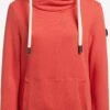 Khujo Hoodies Sweatshirt Rhabea Dames Oranjerood
