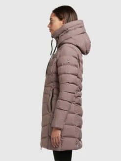 Khujo Korte Mantels Wintermantel Tuhani Dames Donkerlila -Khujo Verkoopwinkel 04bdd07f0edbb56011b12e4395e33fb2