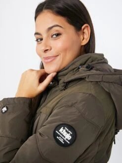 Khujo Wintermantels Wintermantel Lubeck Dames Groen -Khujo Verkoopwinkel 05b86212756d638bdb736e535460409a