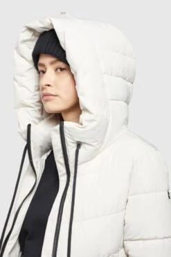 Khujo Tussenmantels Tussenmantel Klayd Dames Offwhite -Khujo Verkoopwinkel 05f1133aec7c8fa2e24deaf9f7384eb1