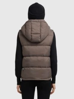 Khujo Bodywarmers Bodywarmer Eden Dames Mokka -Khujo Verkoopwinkel 0657f5bd5b2fda90f770de5d2f5ae068