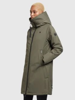 Khujo Tussenmantels Tussenmantel LISAD Dames Kaki -Khujo Verkoopwinkel 080ea4a704deb8d6b7baf157efd116c7