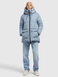 Khujo Tussenjassen Tussenjas Pheobe Dames Lichtblauw -Khujo Verkoopwinkel 09116d3b2afbf2943625ad6bdc291e59