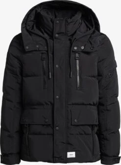 Khujo Winterjassen Winterjas Shinzo Heren Zwart