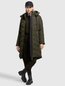 Khujo Wintermantels Wintermantel Huba Dames Donkergroen 12 Khujo Wintermantels Wintermantel Huba Dames Donkergroen -Khujo Verkoopwinkel 09c4419023d3e0a5a4c134b88459244d