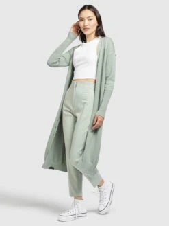 Khujo Vesten Gebreid Vest Elina Dames Mintgroen -Khujo Verkoopwinkel 0c6ba4f0229c87d15eaa4b567a97d4ad