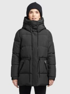 Khujo Winterjassen Winterjas Leviani Dames Zwart -Khujo Verkoopwinkel 101d7e7d90796c13f4c4a65a557b131d