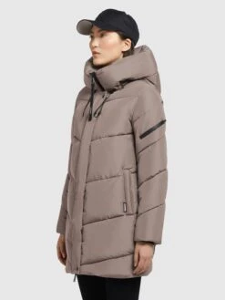 Khujo Winterjassen Winterjas Jordis 4 Dames Taupe -Khujo Verkoopwinkel 10586c8758efdfc88e272f092e273a37