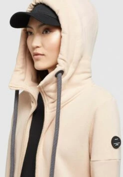 Khujo Salomea - Sweater Met Rits - Aprikot -Khujo Verkoopwinkel 12be4fec35054df8b5109af329021c49