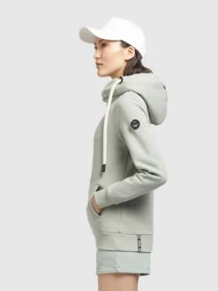 Khujo Hoodies Sweatshirt Rhabea Dames Pastelgroen -Khujo Verkoopwinkel 13ce425b63545df7f81ae55af747c71e