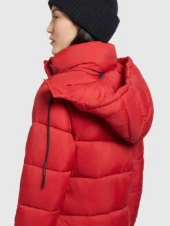 Khujo Wintermantels Wintermantel Julina Dames Rood -Khujo Verkoopwinkel 15928f5223c8720733a529055d4fdd8f