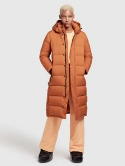 Khujo Wintermantels Wintermantel Corinna Dames Cognac -Khujo Verkoopwinkel 16f5a5fb8ffa57d3c350bda8780115f6