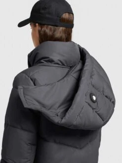 Khujo Wintermantels Wintermantel Limetta Dames Grafiet -Khujo Verkoopwinkel 1861542b97befc8cb15215ff67cb0b3d