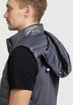 Khujo Wemo Shiny - Bodywarmer - Grau -Khujo Verkoopwinkel 19f122e002a140d68cd51e04f8de51f4