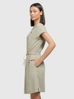 Khujo Zomerjurken Zomerjurk HEDIYE Dames Olijfgroen -Khujo Verkoopwinkel 1a3ad71b0ac9d7548895a60961735b76
