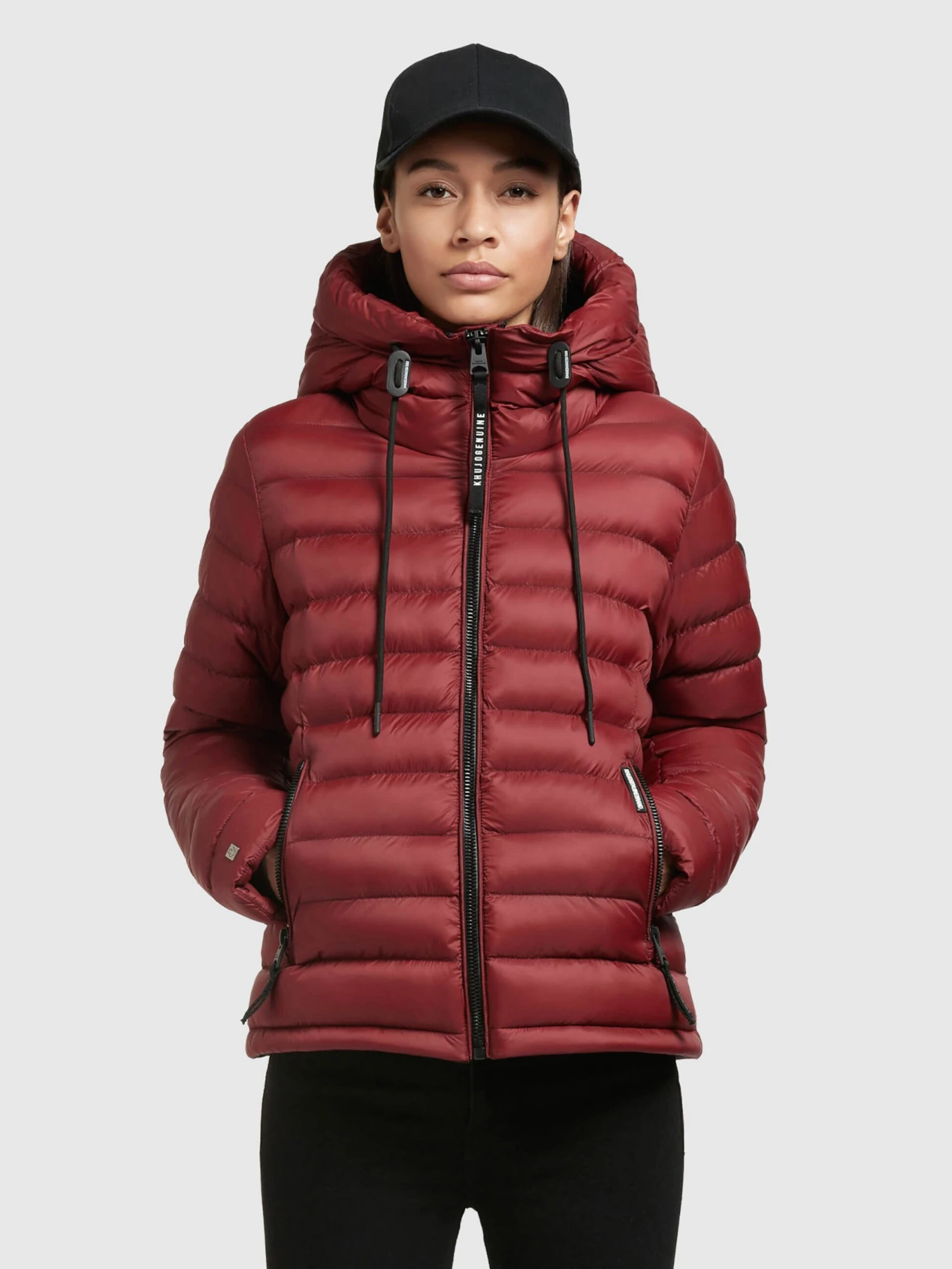 Khujo Winterjassen Winterjas Lona Shine Dames Roestrood 4 Khujo Winterjassen Winterjas Lona Shine Dames Roestrood - Afbeelding 2