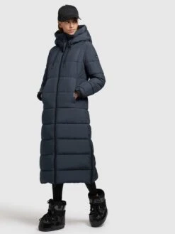 Khujo Wintermantels Wintermantel Deria Dames Donkerblauw -Khujo Verkoopwinkel 1bee758640f61acda111409d5afe2208