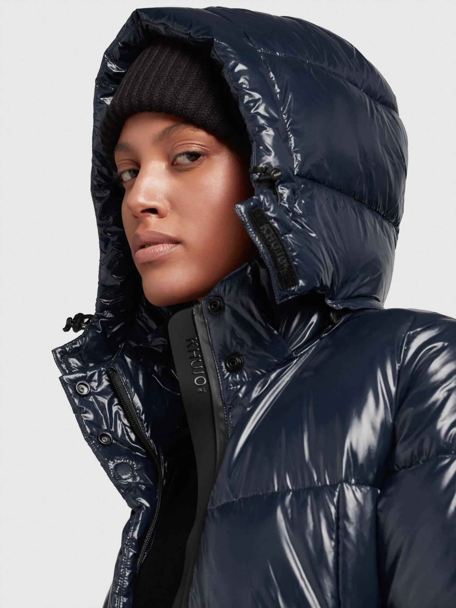 Khujo Wintermantels Wintermantel Tonka Dames Donkerblauw 9 Khujo Wintermantels Wintermantel Tonka Dames Donkerblauw - Afbeelding 7