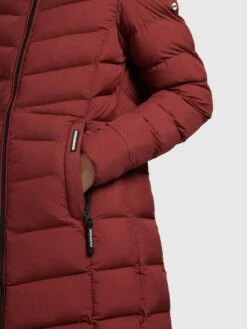 Khujo Korte Mantels Wintermantel Tuhani Dames Roestrood -Khujo Verkoopwinkel 22400a8eda263f9f5a7ec78e4274206f