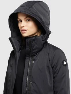 Khujo Wintermantels Wintermantel Blossom Dames Zwart -Khujo Verkoopwinkel 26051547084ed94883375404982d429a