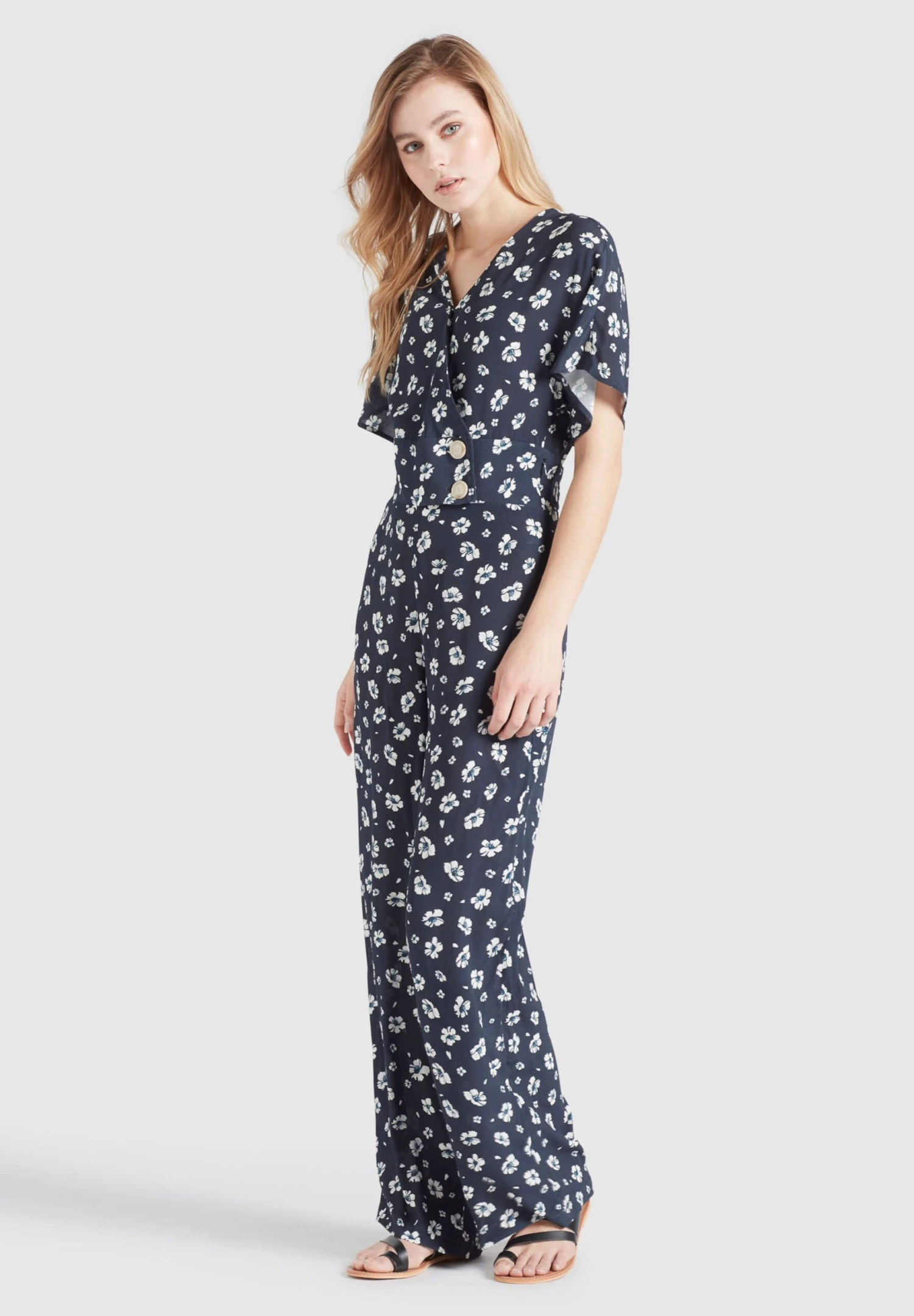 Khujo Lange Jumpsuits Jumpsuit Borgia Dames Marine 5 Khujo Lange Jumpsuits Jumpsuit Borgia Dames Marine - Afbeelding 3