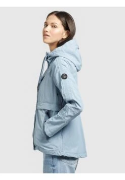 Khujo Zahira3 - Lichte Jas - Hellblau -Khujo Verkoopwinkel 265322ac23534a158e2d3b271c10fdf1