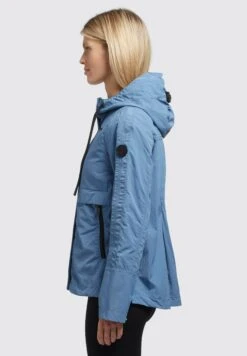 Khujo Zahira - Lichte Jas - Blau -Khujo Verkoopwinkel 26a100d42d9340e2910b92d3f6271e26