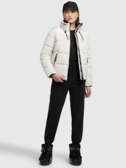 Khujo Winterjassen Winterjas Tuba Dames Offwhite -Khujo Verkoopwinkel 2777d79bbe4f52ae285d25ea0a3a4812