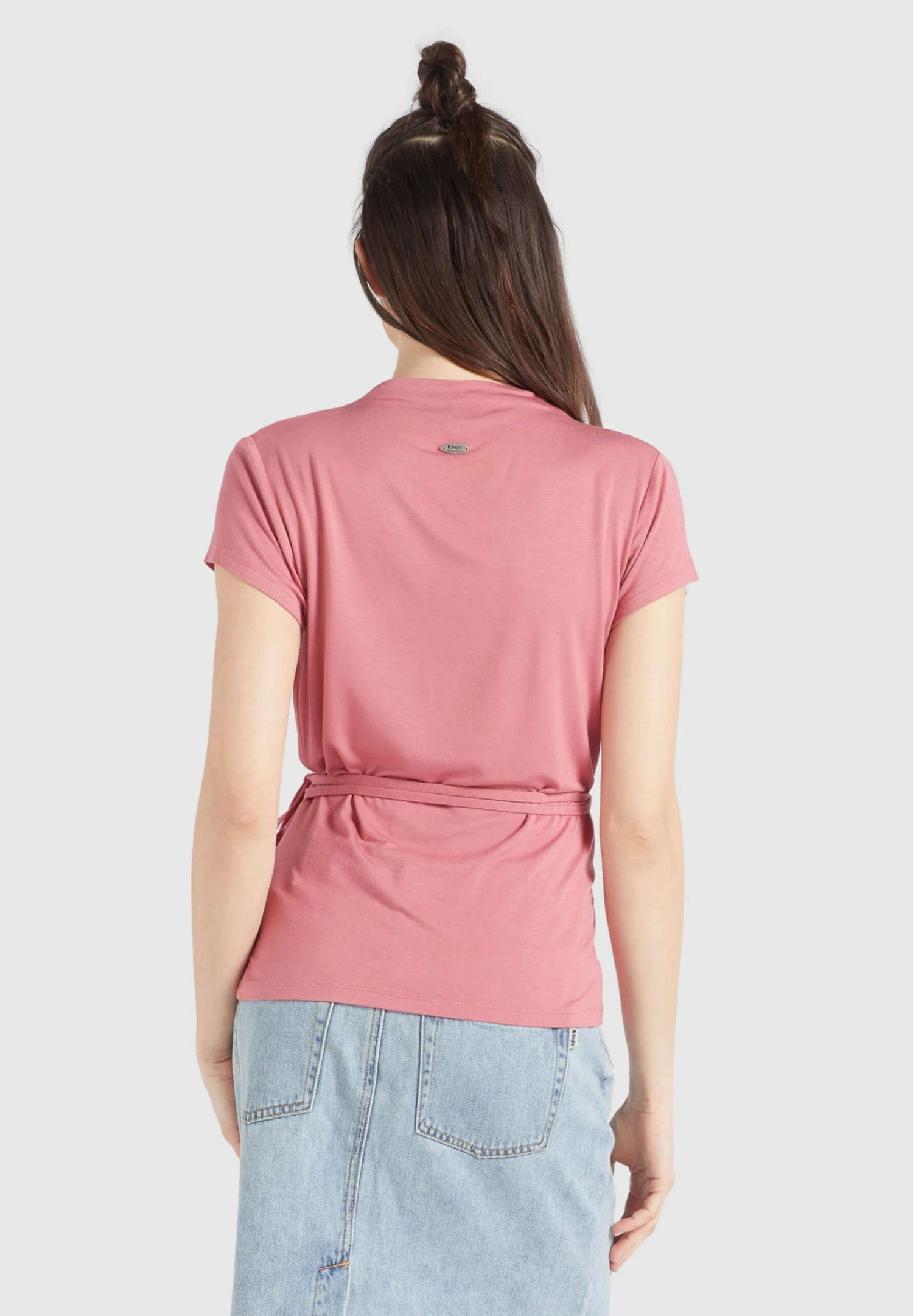 Khujo T-shirts Shirt Leticia Dames Pink 7 Khujo T-shirts Shirt Leticia Dames Pink - Afbeelding 5