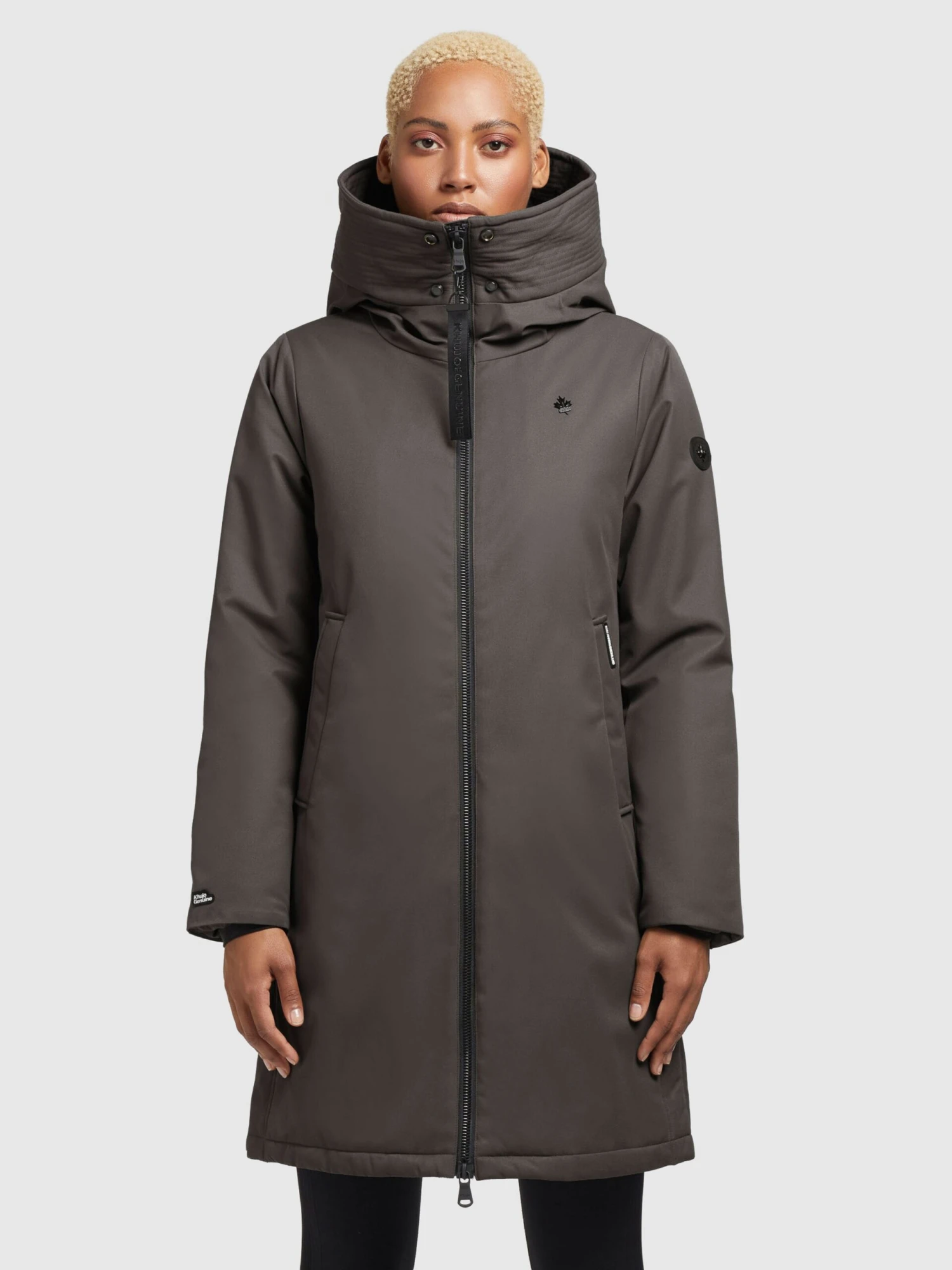 Khujo Tussenmantels Tussenmantel LISAD Dames Donkergrijs 4 Khujo Tussenmantels Tussenmantel LISAD Dames Donkergrijs - Afbeelding 2