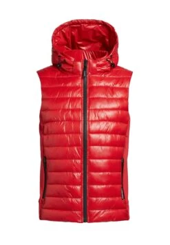 Khujo Wemo Shiny - Bodywarmer - Rot -Khujo Verkoopwinkel 31a6a589da9542e3a21874138765275d