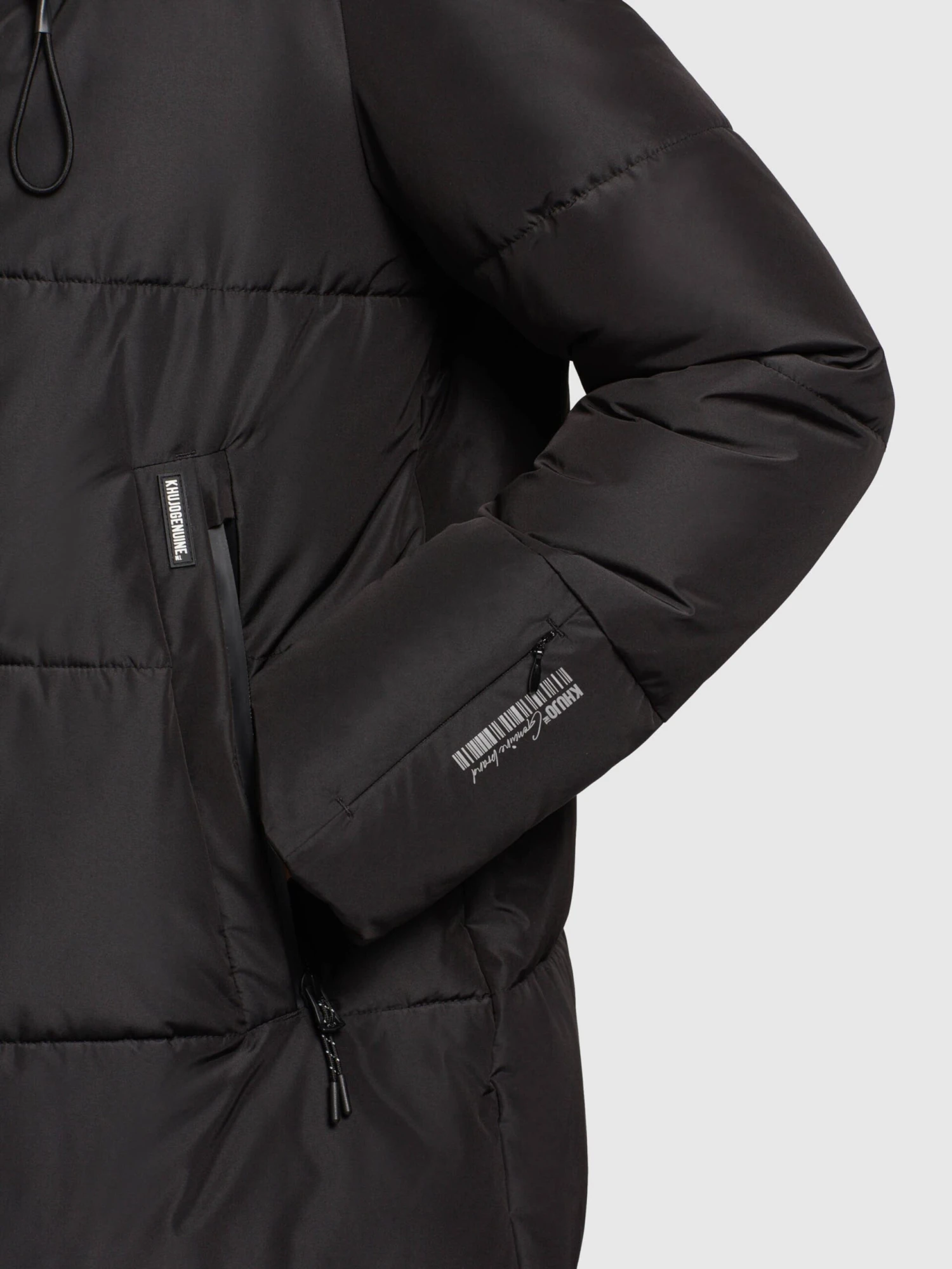 Khujo Wintermantels Wintermantel Soulani Dames Zwart 10 Khujo Wintermantels Wintermantel Soulani Dames Zwart - Afbeelding 8