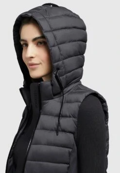 Khujo Weste Becca Matt - Bodywarmer - Schwarz -Khujo Verkoopwinkel 33f49cad9f454d3baee7ef6cb10045e4