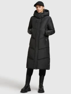 Khujo Tussenmantels Tussenmantel Sonje3 Dames Zwart -Khujo Verkoopwinkel 3a8e6ada2a64ca192847fa385896086d