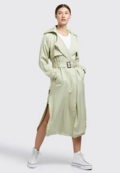 Khujo Garda - Trenchcoat - Blassgrün -Khujo Verkoopwinkel 3aa6f9aec01447fc82637882abdfacf7