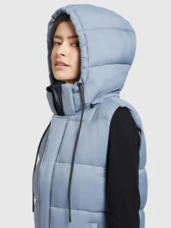 Khujo Bodywarmers Bodywarmer Eden Dames Lichtblauw -Khujo Verkoopwinkel 3b399bb52555572214a9990a6c059b67