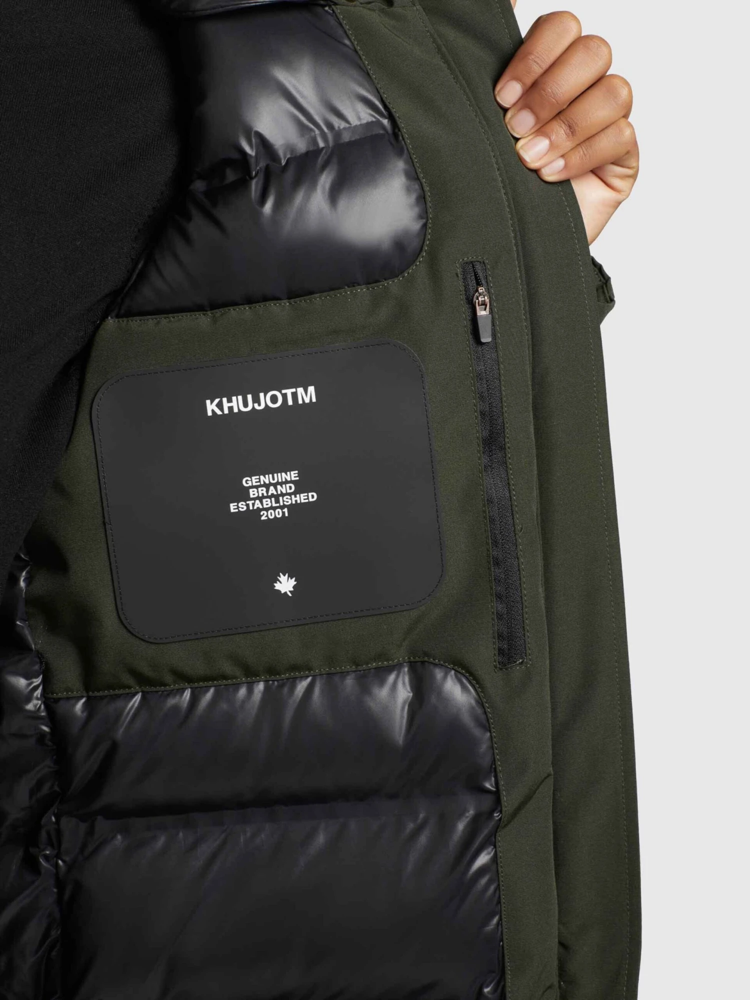 Khujo Wintermantels Wintermantel Charlyn 3 Dames Kaki 10 Khujo Wintermantels Wintermantel Charlyn 3 Dames Kaki - Afbeelding 8