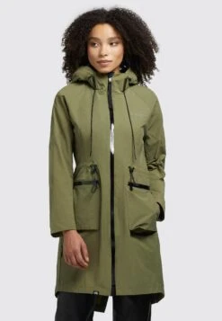 Khujo Levane - Regenjas - Olivgrün