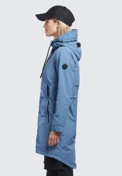 Khujo Adda - Halflange Jas - Blau -Khujo Verkoopwinkel 3ee0b01a75334c968358903a1261703e