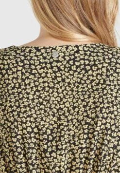 Khujo Borgia - Jumpsuit - Schwarz-Gelb Geblümt -Khujo Verkoopwinkel 419c911290c4426e916bb1cf7469470c