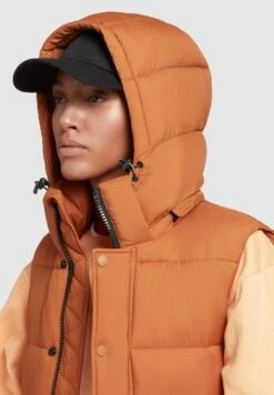 Khujo Magneta Matt - Bodywarmer - Orangebraun -Khujo Verkoopwinkel 41eee1be75764df294e94b5c4e4dd5a3