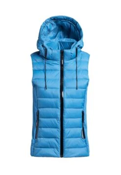 Khujo Fabia Matt - Bodywarmer - Blau -Khujo Verkoopwinkel 42153e675ea747f7804f6a196921f6b4