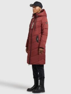 Khujo Tussenmantels Tussenmantel Aribay Dames Roestrood -Khujo Verkoopwinkel 4275482bdabaa4cfcc16178f7f2181ad