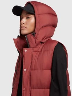 Khujo Bodywarmers Bodywarmer Magneta Dames Roestrood -Khujo Verkoopwinkel 4293d39cd3f5d2cccd32bef27e2ac903