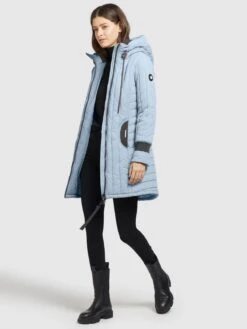 Khujo Tussenmantels Tussenmantel Jerry Dames Lichtblauw -Khujo Verkoopwinkel 4369596fca2b95c10ccc35629309482d