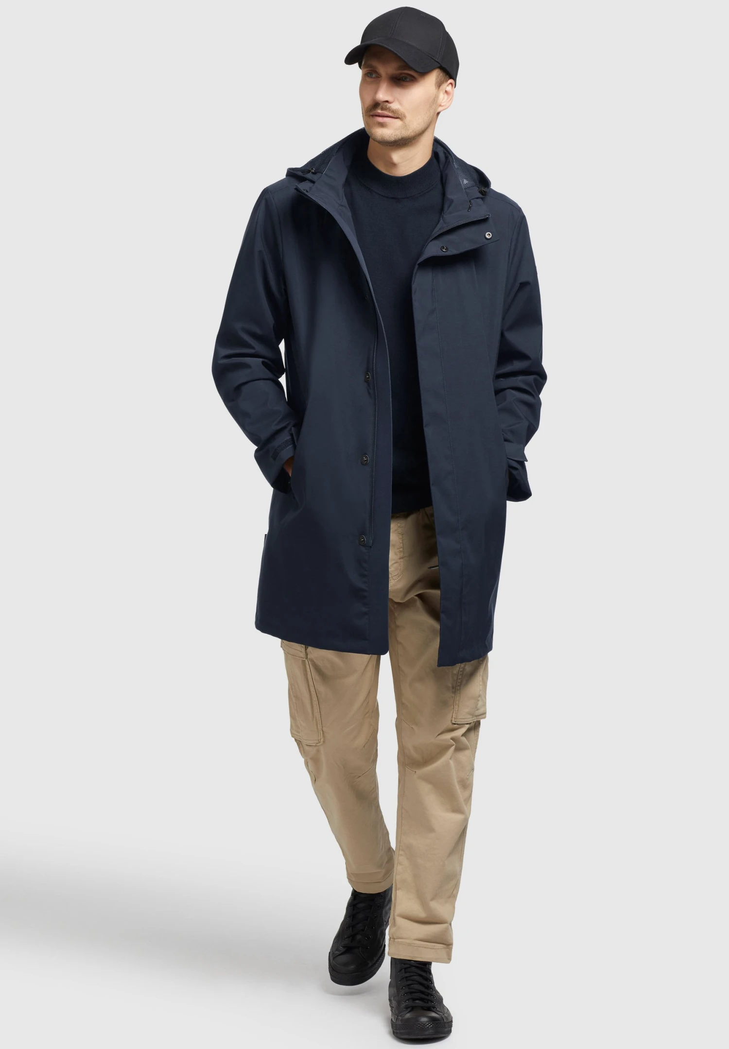 Khujo York - Regenjas - Dunkelblau 4 Khujo York - Regenjas - Dunkelblau - Afbeelding 2