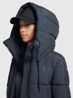 Khujo Wintermantels Wintermantel Deria Dames Donkerblauw -Khujo Verkoopwinkel 467b2fbe2710d02bf612e83b390e8e57