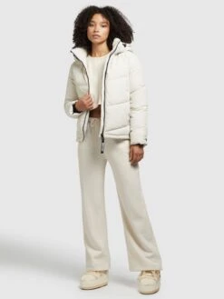 Khujo Winterjassen Winterjas Monty 2 Dames Offwhite -Khujo Verkoopwinkel 489408531406687b57281ca60f291c14